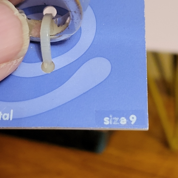 Silver ring with genuine crystals - Picture 4 of 4